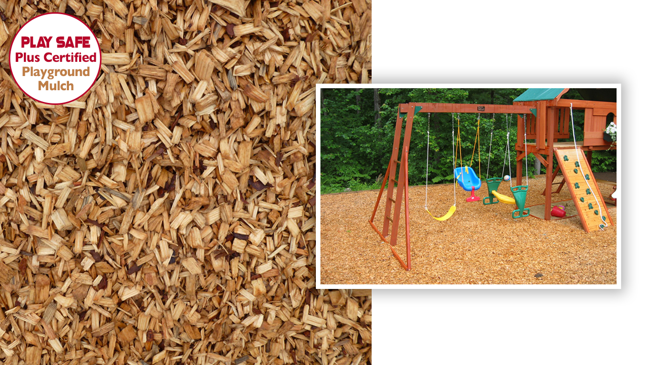 Certified Playground Mulch, Certified Playground Wood Chips